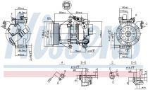 NISSENS 89554 Klímakompresszor