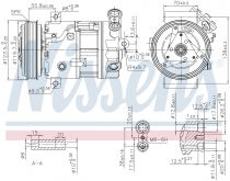 NISSENS 89577 Klímakompresszor FIAT CROMA
