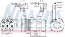 NISSENS 89703 Klímakompresszor
