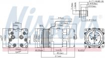 NISSENS 89857 Klímakompresszor