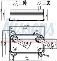 NISSENS 90707 Olajhűtő VOLVO S40 / V40