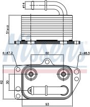 NISSENS 90899 Olajhűtő FIAT SCUDO