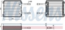 NISSENS 92017 Elpárologtató FORD FIESTA COURIER / FIESTA IV / KA / PUMA