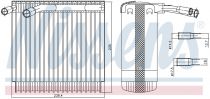 NISSENS 92129 Elpárologtató VOLVO 850 / C70 / S70 / V70 / XC 70