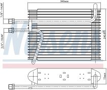 NISSENS 92155 Elpárologtató VOLVO 960 / S90 / V90