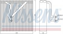 NISSENS 92163 Elpárologtató AUDI A3 / RS3 / S3 / TT