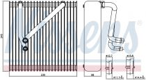 NISSENS 92164 Elpárologtató AUDI A3 / RS3 / S3 / TT