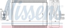 NISSENS 92174 Elpárologtató MERCEDES CL-osztu00e1ly / S-osztu00e1ly
