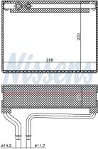 NISSENS 92186 Elpárologtató PEUGEOT 206 / 206+
