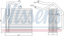 NISSENS 92205 Elpárologtató