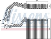 NISSENS 92293 Elpárologtató AUDI A4 / RS4 / S4
