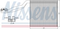 NISSENS 92294 Elpárologtató AUDI A4 / S4