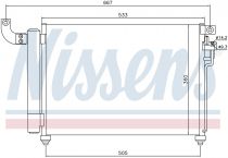 NISSENS 940003 Klímahűtő KIA RIO II