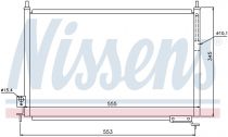 NISSENS 940008 Klímahűtő HONDA CIVIC VII