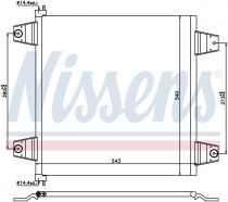 NISSENS 940031 Klímahűtő