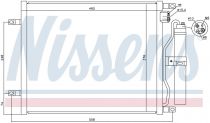 NISSENS 940069 Klímahűtő NISSAN MICRA / NOTE