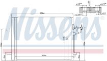 NISSENS 940183 Klímahűtő FORD C-MAX / FOCUS 3