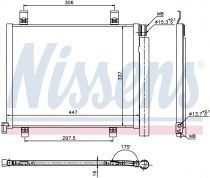 NISSENS 940254 Klímahűtő VOLKSWAGEN UP