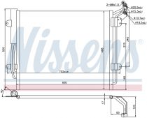 NISSENS 940256 Klímahűtő VOLKSWAGEN SHARAN