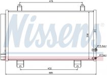 NISSENS 940261 Klímahűtő LEXUS GS III