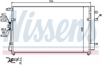 NISSENS 940269 Klímahűtő KIA CARNIVAL II / SEDONA II