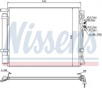 NISSENS 940272 Klímahűtő