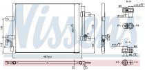 NISSENS 940311 Klímahűtő FIAT ALBEA / PALIO / SIENA / STRADA