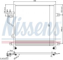 NISSENS 940323 Klímahűtő