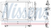 NISSENS 940337 Klímahűtő NISSAN JUKE