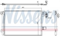 NISSENS 940345 Klímahűtő VOLKSWAGEN MULTIVAN / TRANSPORTER T5