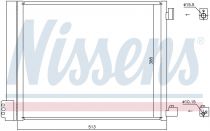 NISSENS 940371 Klímahűtő NISSAN ALMERA / MICRA