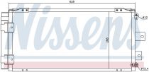 NISSENS 940421 Klímahűtő TOYOTA COROLLA