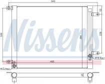 NISSENS 940542 Klímahűtő