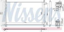 NISSENS 940548 Klímahűtő NISSAN X-TRAIL