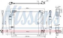 NISSENS 940555 Klímahűtő NISSAN JUKE / PULSAR