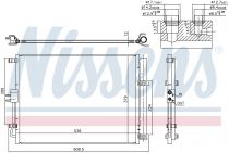 NISSENS 940598 Klímahűtő
