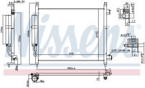 NISSENS 940600 Klímahűtő NISSAN ALMERA / MICRA