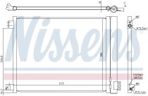 NISSENS 940624 Klímahűtő NISSAN ALMERA / MICRA