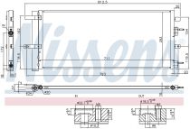 NISSENS 940626 Klímahűtő FORD EDGE II / FUSION US II / GALAXY IV / MONDEO MK5 / S-MAX