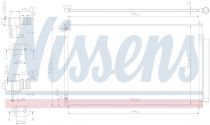 NISSENS 940641 Klímahűtő HONDA MR-V / PILOT