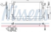 NISSENS 940672 Klímahűtő NISSAN TEANA