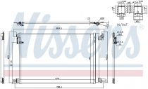 NISSENS 940685 Klímahűtő AUDI A6 / A8 / Q7 / Q8 / S6 / S8