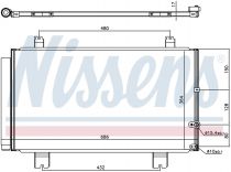 NISSENS 940711 Klímahűtő LEXUS GS III