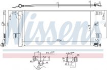 NISSENS 940752 Klímahűtő AUDI A4 / A5 / A6 / RS4 / RS5 / S4 / S5 / S6