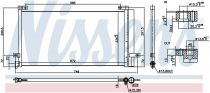 NISSENS 940803 Klímahűtő VOLVO FM / FMX