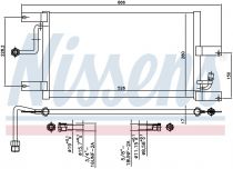 NISSENS 94197 Klímahűtő FIAT PUNTO I