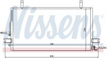 NISSENS 94500 Klímahűtő NISSAN PATHFINDER II