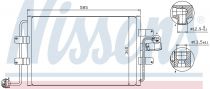 NISSENS 94522 Klímahűtő VOLKSWAGEN BEETLE