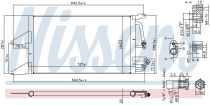 NISSENS 94565 Klímahűtő FIAT PUNTO I