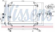 NISSENS 94700 Klímahűtő